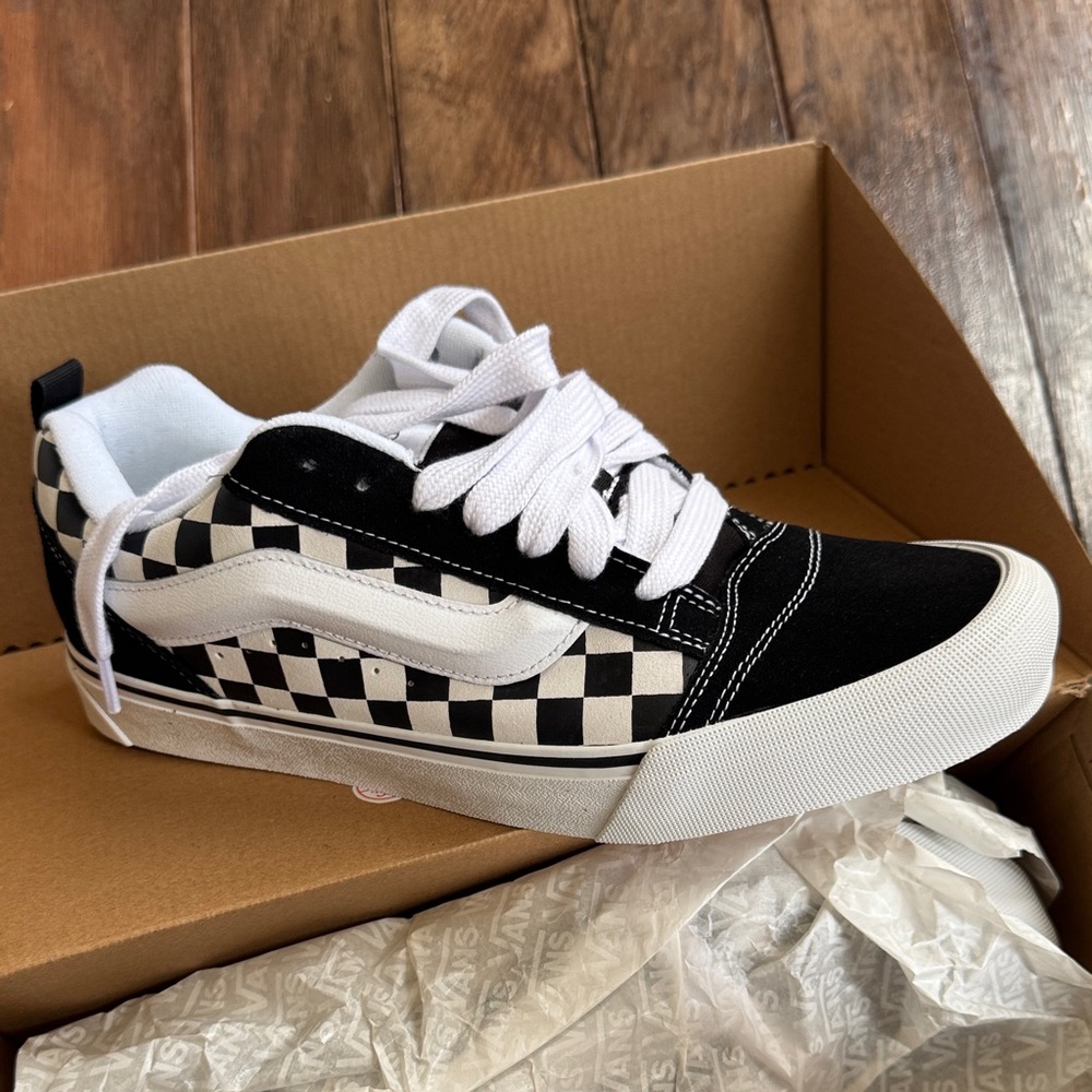 Vans Black and White Checkered Sneakers